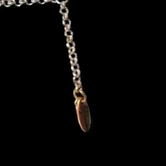 Plunder Bless Your Heart ❤️ bar pendant. Turquoise beads sliver and bronze tone - Picture 2 of 2